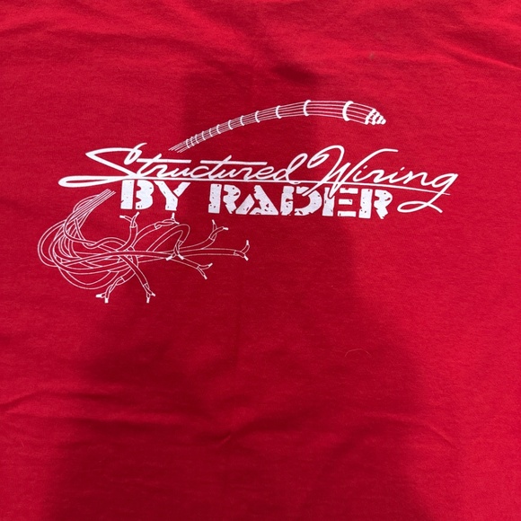 Gildan Structured Wiring Promo Tee Red Regular - Picture 7 of 7